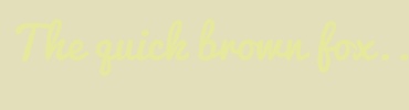 Image with Font Color E6E99D and Background Color E3DFBA